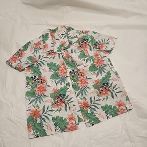 Janie and Jack Disney Tropical Button-Up Shirt~Size 18-24 Months~EUC